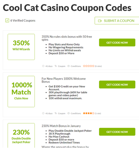 Cool Cat Casino Bonus Terms And Conditions